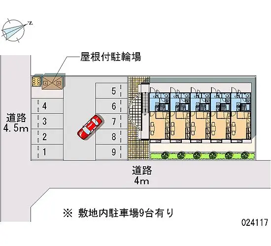 ★手数料０円★鈴鹿市矢橋３丁目 月極駐車場